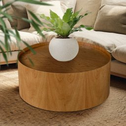 Mesa de Centro para Sala de Estar Redonda Atenas - 6