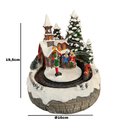 Ver imagem 2 de Enfeite Luxo Trenzinho com Som Giratório Resina