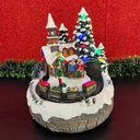 Ver imagem 3 de Enfeite Luxo Trenzinho com Som Giratório Resina