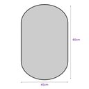 Ver imagem 2 de Espelho Oval 60x40cm com Moldura Caramelo