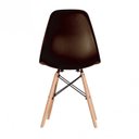 Ver imagem 7 de Conjunto Sala de Jantar Mesa Madeira Maciça Tampo Vidro e 6 Cadeiras Eames Cinamomo/Off White/Preto Yescasa