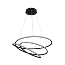 Ver imagem 1 de Luminaria Pendente Espiral 88w 3000k Bivolt Preto - Opus
