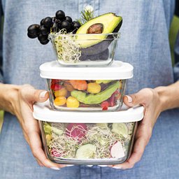 Pote Quadrado Facilita Vap Com Tampa 500Ml: Verde - 2