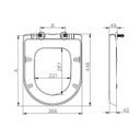 Ver imagem 2 de Assento Nexo Termofixo Branco sem Amortecedor Roca