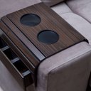 Ver imagem 2 de Esteirinha Bandeja Bp Porta Copos Braço Sofá