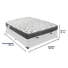 Cama Box Baú e Colchão Iso100 Espuma D33 Viúvo Ortobom: Branco - 3