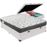 Cama Box Baú e Colchão Iso100 Espuma D33 Viúvo Ortobom: Branco - 1