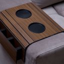 Ver imagem 2 de Esteirinha Bandeja Bp Porta Controle Braço Sofá