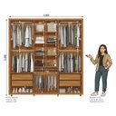 Ver imagem 2 de Guarda Roupa 6 Portas 230cm Veronese 164 Espazzo Madetec