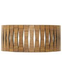 Ver imagem 6 de Luminária Decorativa Madeira Plafon Redondo Guaritá 45cm