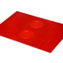Ver imagem 2 de Esteirinha Bandeja Porta Copos Braço Sofá Vermelho