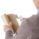 Ver imagem 2 de Lupa de Pesçoco Apoio Mesa Maos Livres Aumento 5x Haste Flexivel Idoso Baixa Visao Leitura Trabalho 