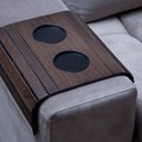 Ver imagem 2 de Esteirinha Bandeja Porta Copos Braço Sofá