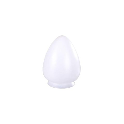Kit 17 Luminária de Plástico Branca Tipo Pera + 17 Suporte