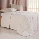 Ver imagem 1 de Edredom King Toque de Plumas 260 Fios New 240x260cm Amendoa