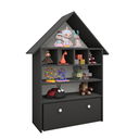 Ver imagem 5 de Casinha Infantil Organizadora de Brinquedos 100% Mdf Plancasa:preto Tx