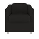 Ver imagem 4 de Kit 04 Poltronas Tilla Consultório Dentista Recepção Sala Cor:preto
