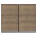 Ver imagem 3 de Armário Aéreo Glamy 80cm 2 Portas Rustic/Branco Madesa