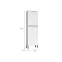 Ver imagem 3 de Paneleiro de Cozinha Modulado Nápoli Prime C/ 4 Portas 66x222cm Amendoa/grafite - Ronipa