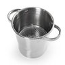 Cuscuzeira em Aço Inox 18 Cm 2,5 L com Alças e Tampa - 3