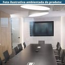 Ver imagem 7 de Kit 2 Cadeiras Giratória Office Sydney Diretor Fratini Tela Cinza Base Rodízio Aço Cromado