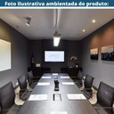 Ver mais imagens de Kit 2 Cadeiras Giratória Office Sydney Diretor Fratini Tela Cinza Base Rodízio Aço Cromado