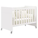Ver imagem 2 de Quarto de Bebê Americano 6 Portas com Berço Americano Evolution 4 em 1 Branco Acetinado Reller - Hen