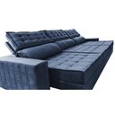 Ver imagem 4 de Sofá Retrátil e Reclinável 4,15m Cama inBox Big Star com SoftGel D40 Velupluma Azul