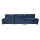 Ver imagem 6 de Sofá Retrátil e Reclinável 4,15m Cama inBox Big Star com SoftGel D40 Velupluma Azul