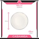 Ver imagem 3 de Prato Sobremesa Cerâmica 20,5cm Harmony Branco