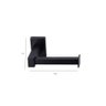 Elegance Black Matte Papeleira - Ouse Metais - 2