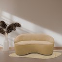 Ver imagem 2 de Sofá Curvo Montserrat 180cm 03 Lugares Bouclé Camel - Nexta Casa