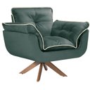 Ver imagem 2 de Poltrona Opalla com Debrum e Base Giratória
