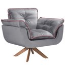 Ver imagem 2 de Poltrona Opalla com Debrum e Base Giratória