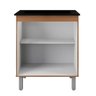 Balcao para Cooktop 5 Bocas Jade Savana Off White Mobbs - 3