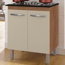 Ver imagem 5 de Balcao para Cooktop 5 Bocas Jade Savana Off White Mobbs