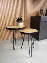 Ver imagem 2 de Conjunto Mesa Lateral Siena Freijo BELI HOUSE Preto