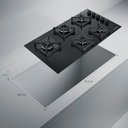 Ver mais imagens de Cooktop 5 Bocas a Gás Super Chama Lateral Bds85ae Brastemp