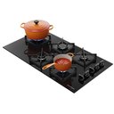 Ver imagem 3 de Cooktop 5 Bocas a Gás Super Chama Lateral Bds85ae Brastemp