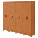 Ver imagem 2 de Guarda-roupa Lopas Serenata 8 Portas 6 Gavetas