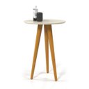 Ver imagem 2 de Mesa Lateral 4601 Pés Palito Sala Off White