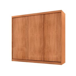 Guarda Roupa Casal Connor 100 Mdf 3 Portas de Correr Moderna Mobília - 3