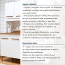 Ver imagem 4 de Cozinha Compacta Toronto 7 Portas 2 Gavetas 153cm Branco Kaiki Móveis