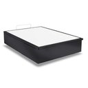 Ver imagem 3 de Cama Box Baú King Universal Suede Gray (186x198x35) - Ortobom