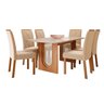 Sala de Jantar Valentina 180cm com 6 Cadeiras Fernanda Wood - 2