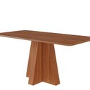 Ver imagem 2 de Mesa Maite 160 cm sem Vidro Marrom/Cinamomo