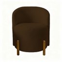 Ver imagem 5 de Poltrona Lounge Bouclé Estopar ? Moderna para Sala, Recepção e Quarto
