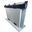 Ver imagem 1 de Kit Trilho Correr 3,00m 35x35 Alumínio Preto p/ Duas Portas de 75cm - RDA-4