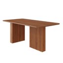 Ver imagem 3 de Mesa de Jantar 6 Lugares 180cm Retangular Ester Marrom/Cinamomo