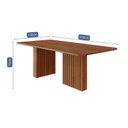 Ver imagem 3 de Mesa de Jantar 6 lugares 210cm Retangular Ester